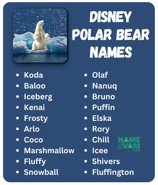 Disney Polar Bear Names