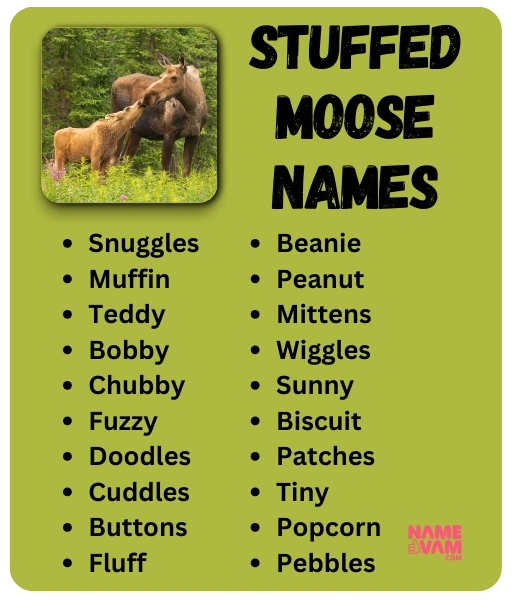 Stuffed Moose Names